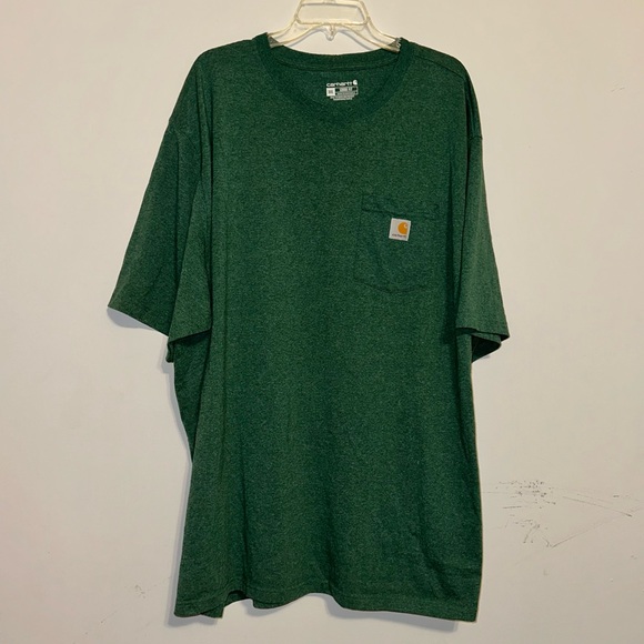 Like New Men’s Carhartt Loose Fit T-Shirt 3X Hunter Green - Picture 1 of 4